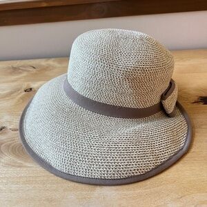 PANDAMERICA SUNHAT OS STRAW LIGHTWEIGHT COASTAL GRANDMA BEACH RESORT VACATION